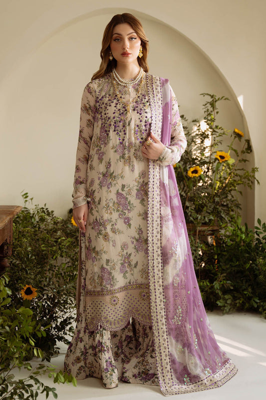 Floral Nooreh - 3 Pc Lawn (Unstitched)