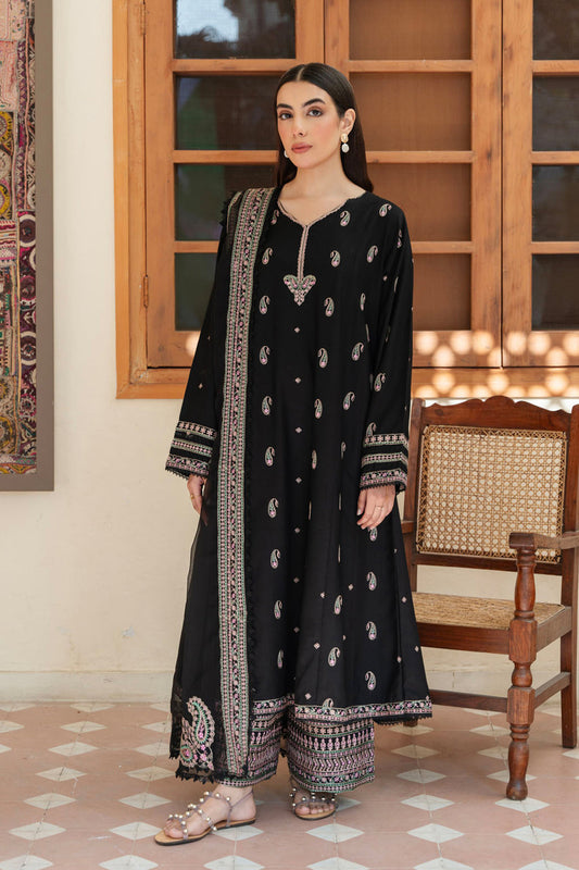 Caviar - 3 PC Stitched Embroidered Lawn Suit
